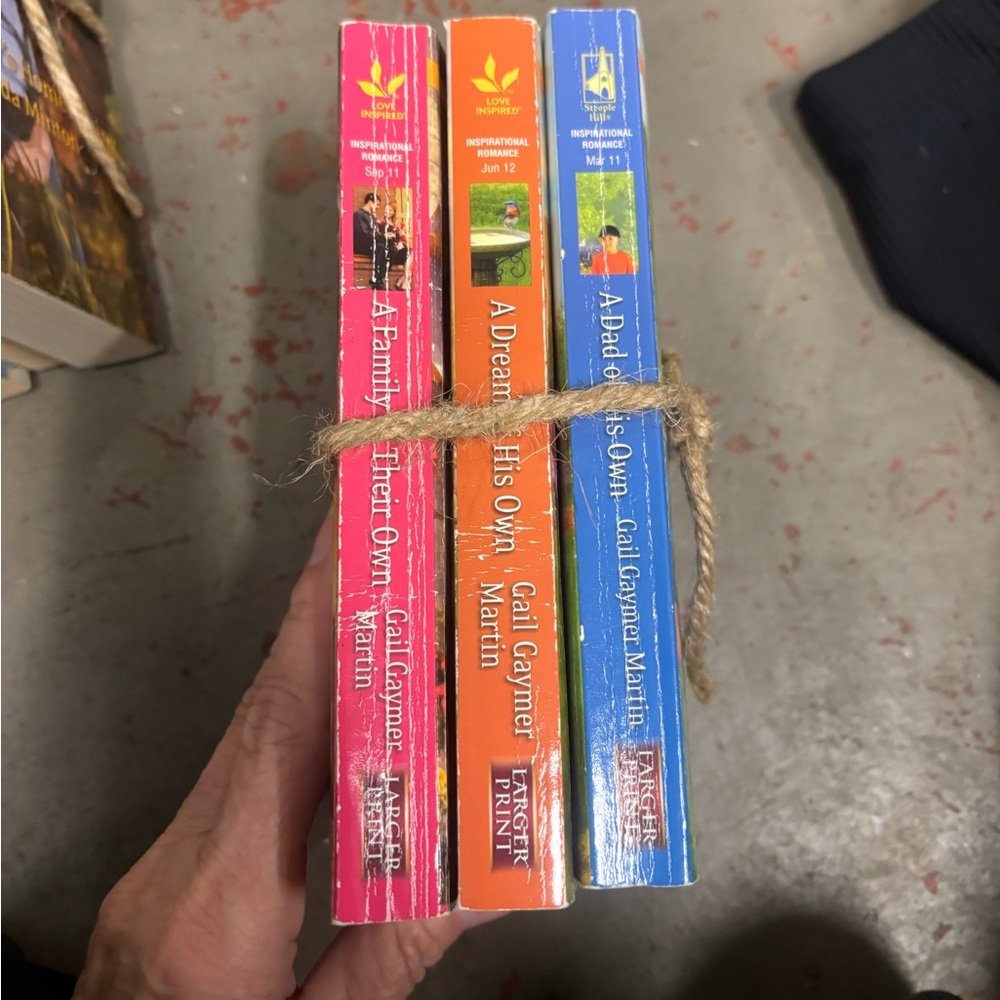Lot 3 Books Love Inspired Dreams Come True by Gail Gaymer Martin.  In VVGUC!